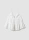 White pure cotton camisole with thin straps_5