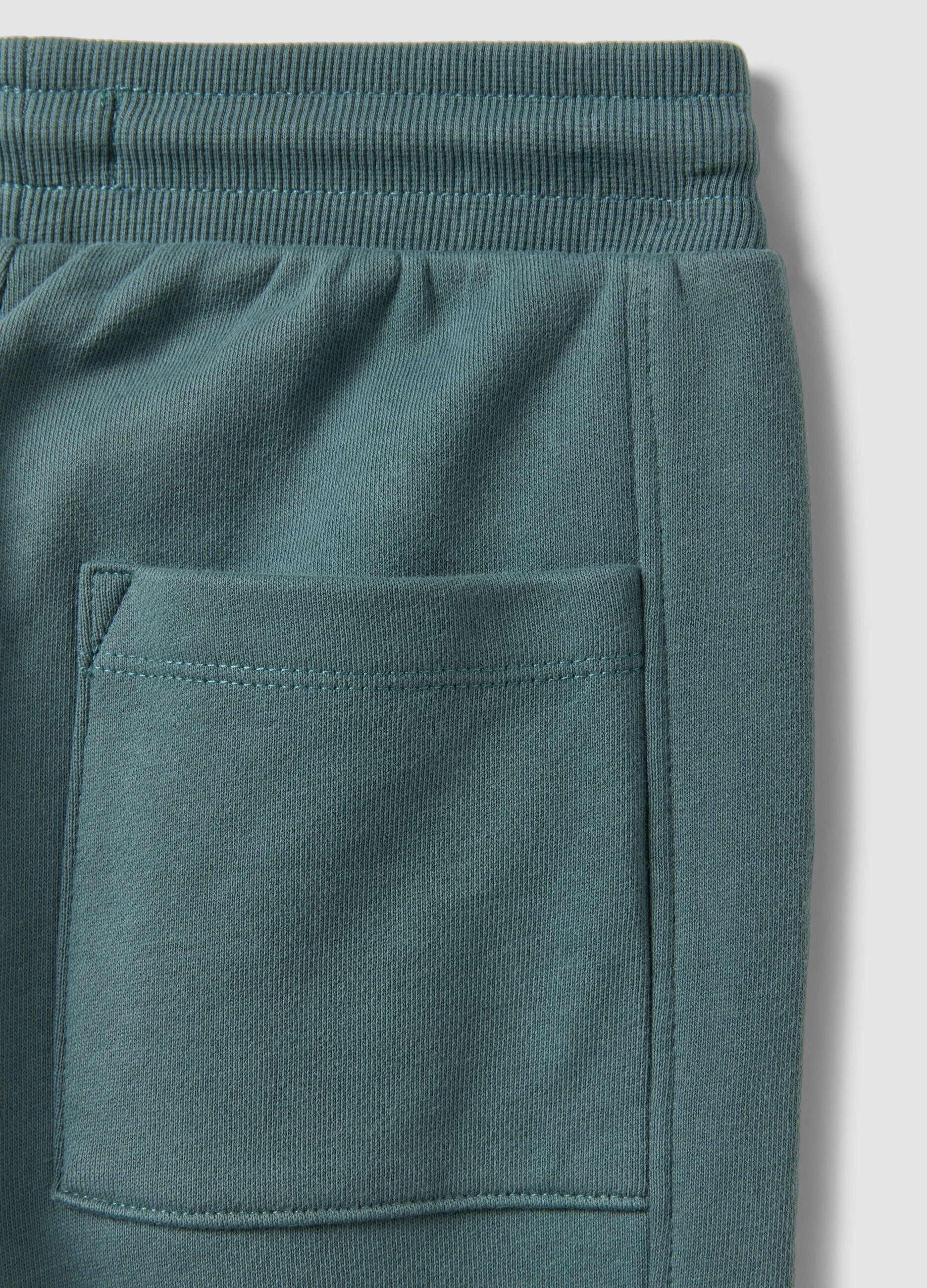 Blaue Jogger aus Bio-Baumwolle