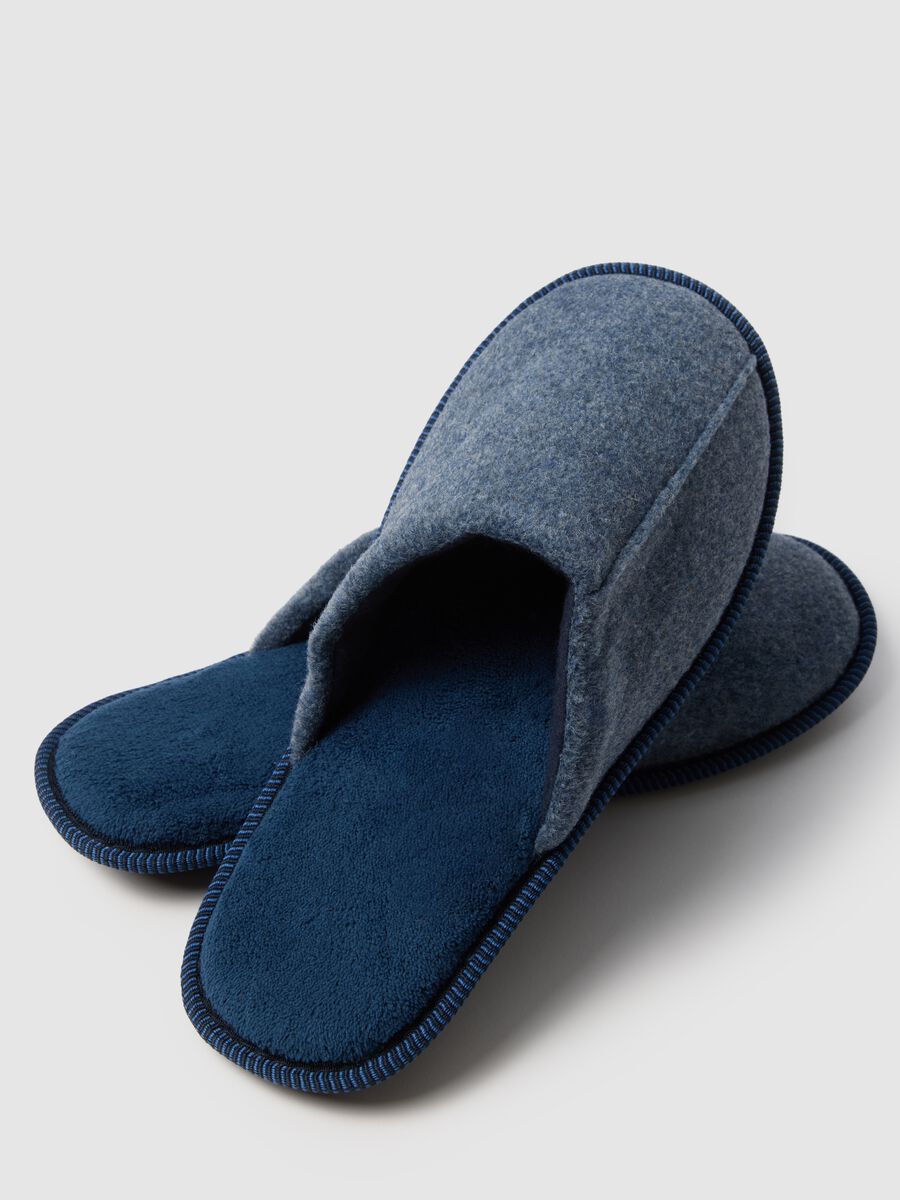 Blue slippers with soft interior_1