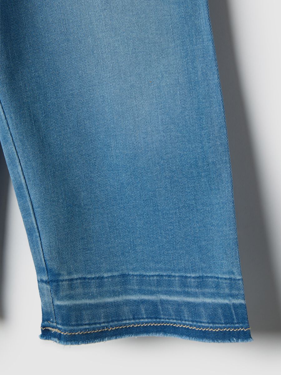 Kleinkind-Baumwollmixhose in Blau, regul&auml;re Passform_3