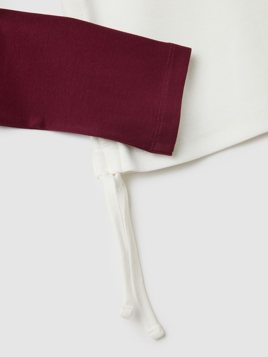 Multicolor stretch cotton shirt with print_5