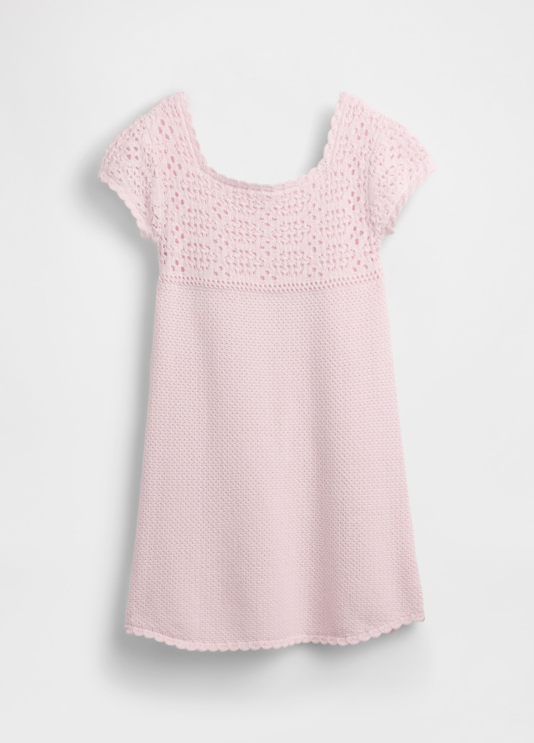 Robe en pur coton &agrave; broderie anglaise
