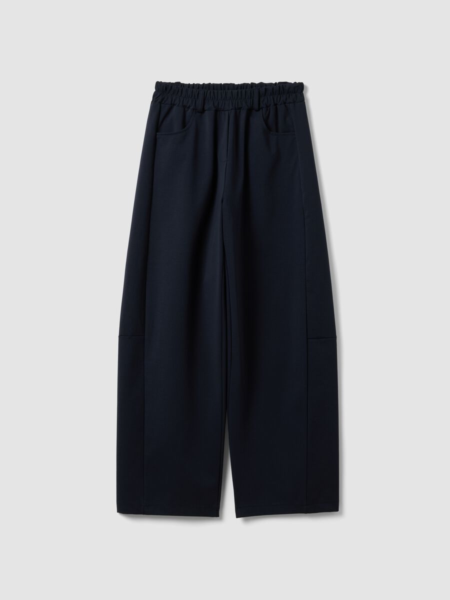 Blaue Hose aus Stretch-Baumwolle_4