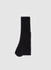 Black semi-sheer stretch tights with shaping effect_2