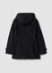 Black hooded parka in stretch fabric, regular fit_3