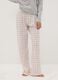 Grey marl organic cotton and viscose blend crew-neck pyjamas_3