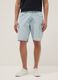 Regular fit azure denim pure cotton Bermuda shorts_2