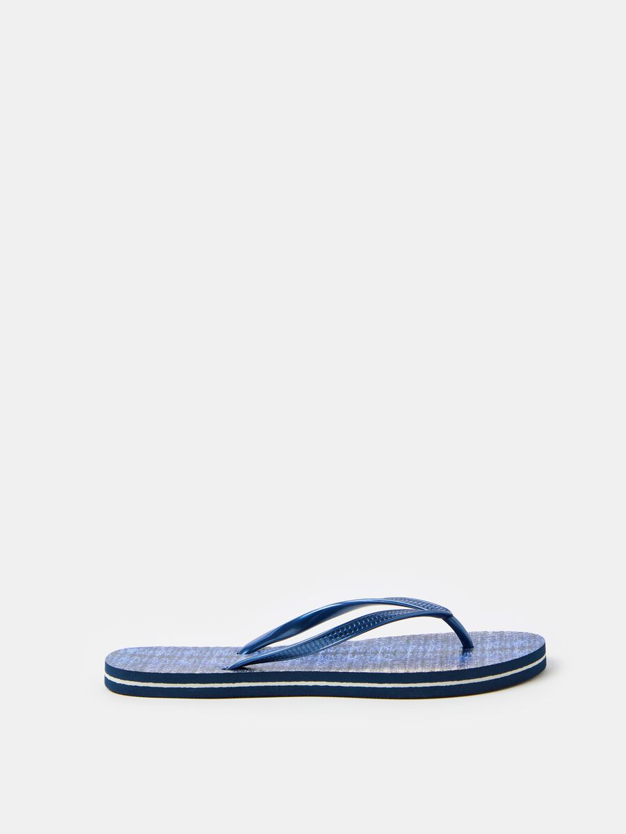 Thong sandals with print_0
