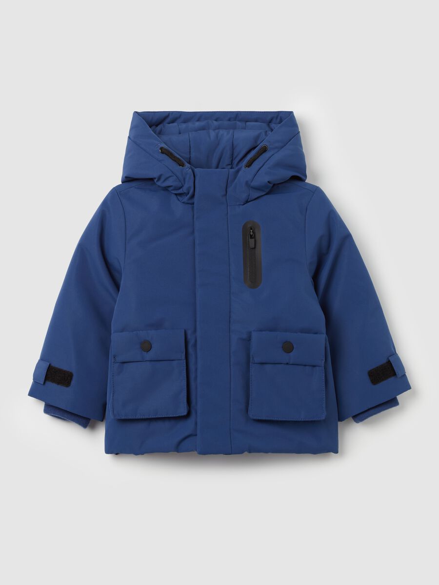 Padded jacket with hood_0