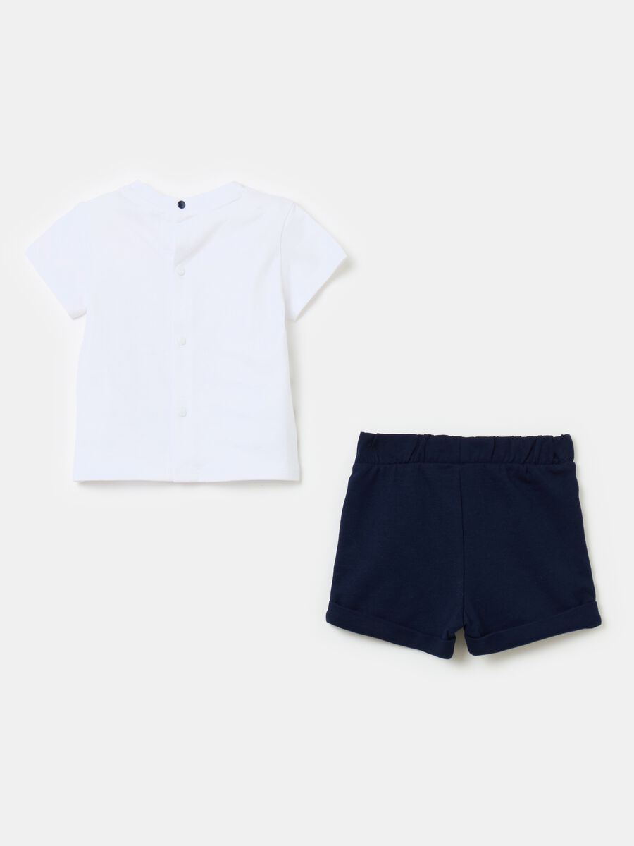 Conjunto camiseta y shorts de algodón orgánico_1