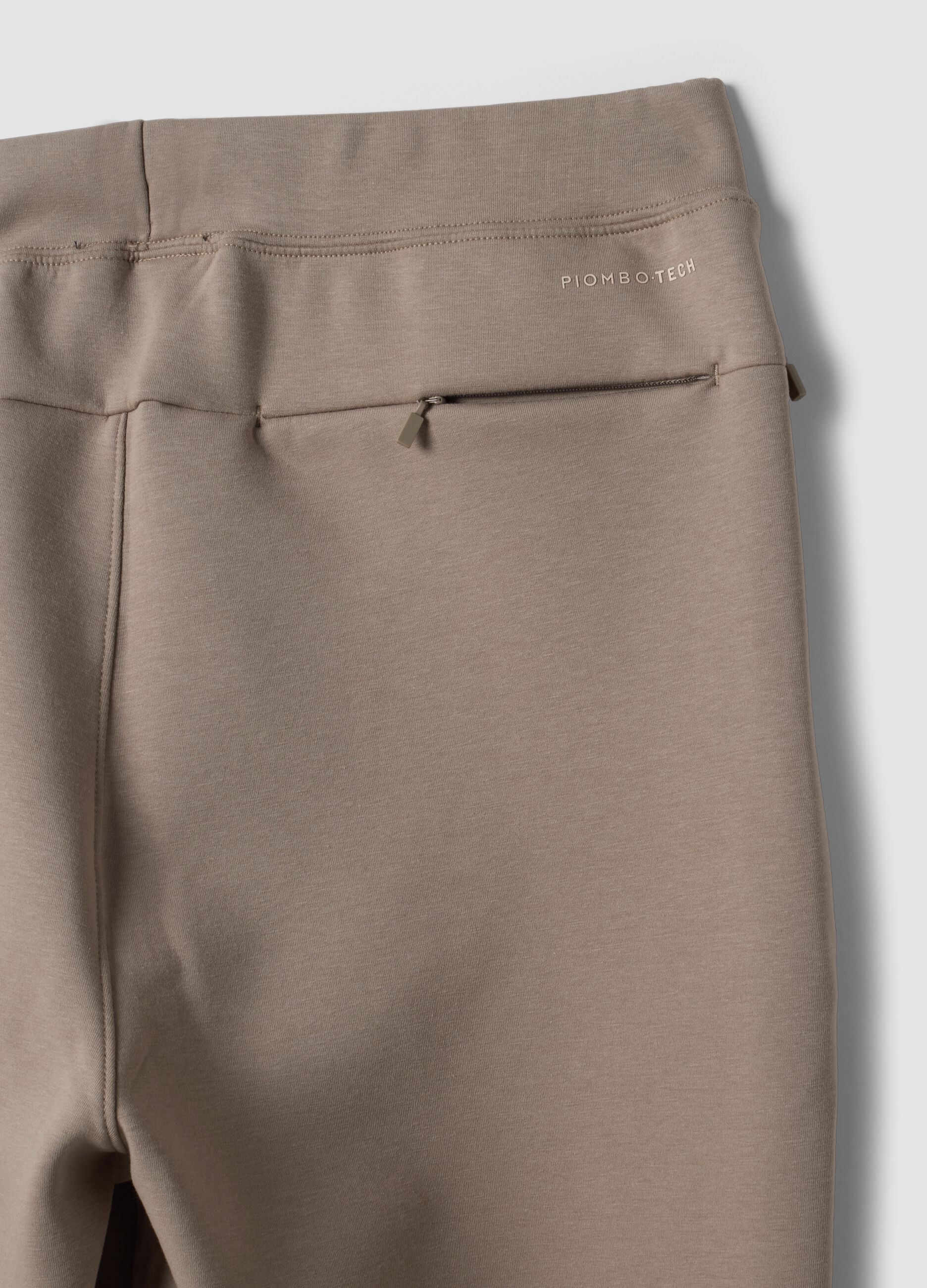 Grey regular-fit joggers in stretch Easy Dry fabric