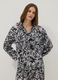Pure cotton multicolour floral print V-neck shirt_2