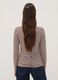 T-shirt multicolor in viscosa elasticizzata a righe slim fit_3