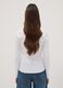 White long-sleeved pure cotton T-shirt_3