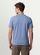 Blaues T-Shirt aus reiner Bio-Baumwoll-Jerseyware in Regular Fit_3