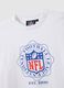 T-shirt branca de puro algod&atilde;o com logo NFL_5