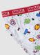 Tripack slip rossi e blu in cotone organico elasticizzato con stampa Avengers_2
