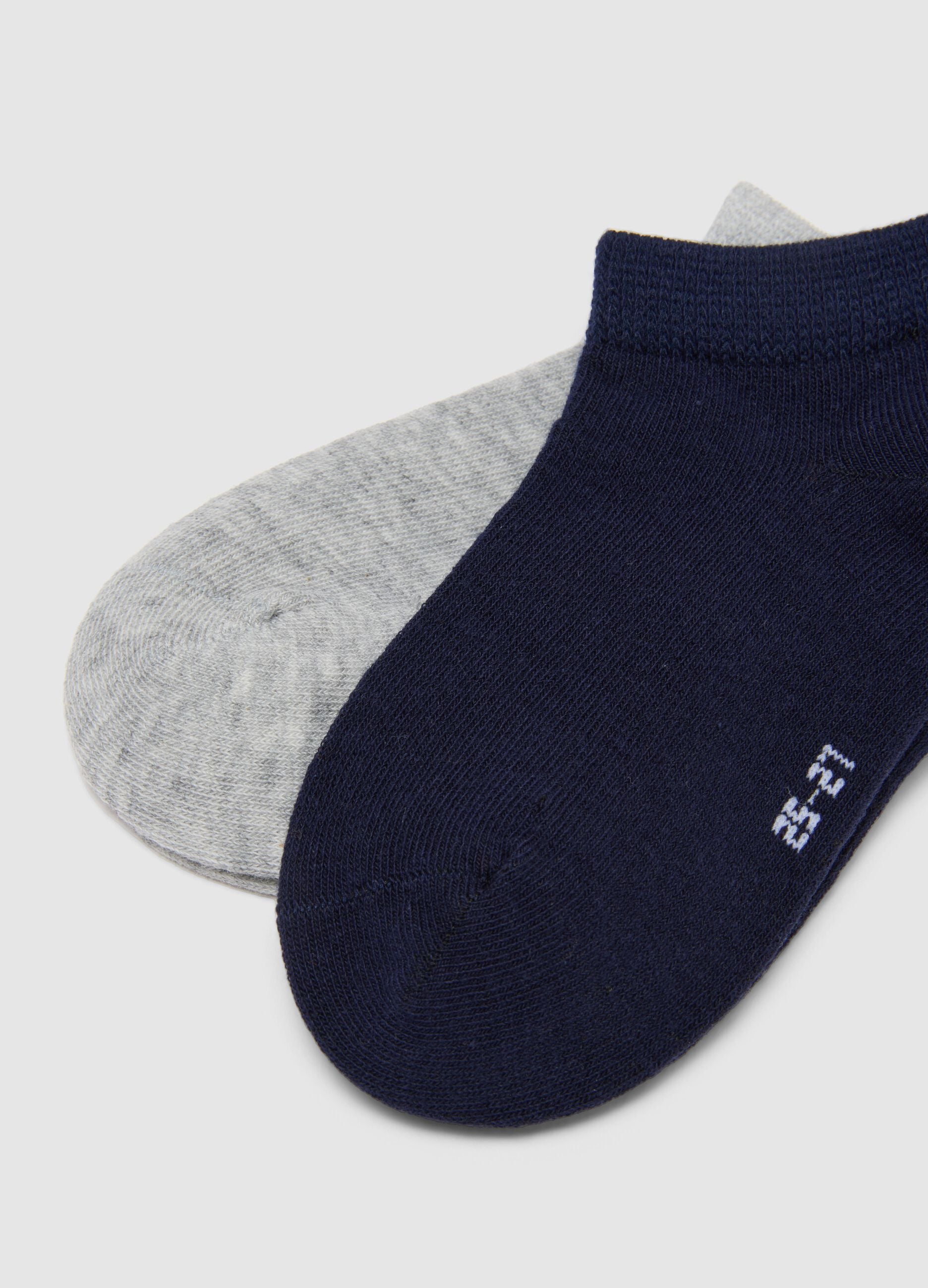 Multi-pack of short cotton socks in multicolour for girls