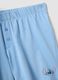 White and light blue short pure cotton pyjamas with Stitch print_1