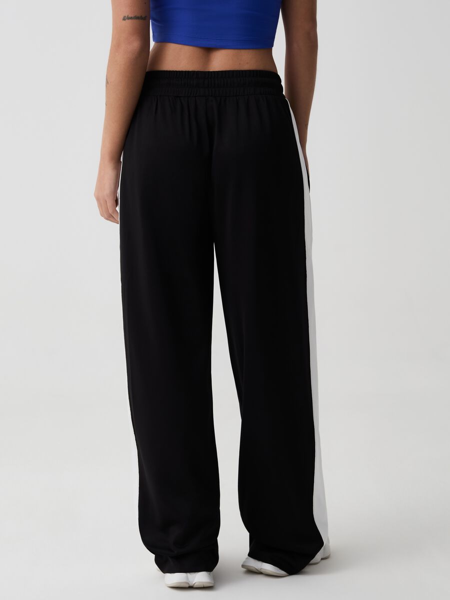 B.ANGEL FOR THE SEA BEYOND wide-leg joggers with contrasting bands_2