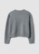 Maglia grigia in tessuto elasticizzato con motivo a stelle over fit_6