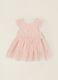 Baby Girls&rsquo; Pink Dress with Tulle Hearts_0