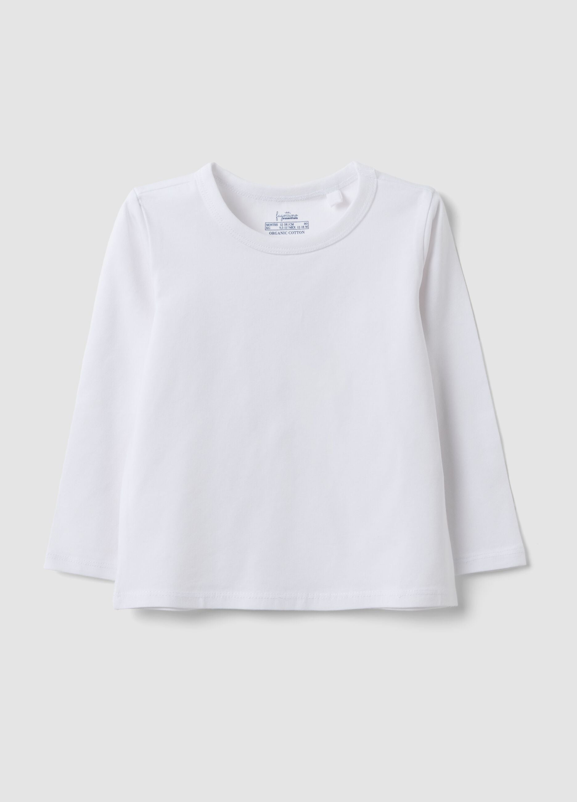 &Lambda;&epsilon;&upsilon;&kappa;ό &mu;&alpha;&kappa;&rho;&upsilon;&mu;ά&nu;&iota;&kappa;&omicron; T-shirt &alpha;&pi;ό &omicron;&rho;&gamma;&alpha;&nu;&iota;&kappa;ό &beta;&alpha;&mu;&beta;ά&kappa;&iota;