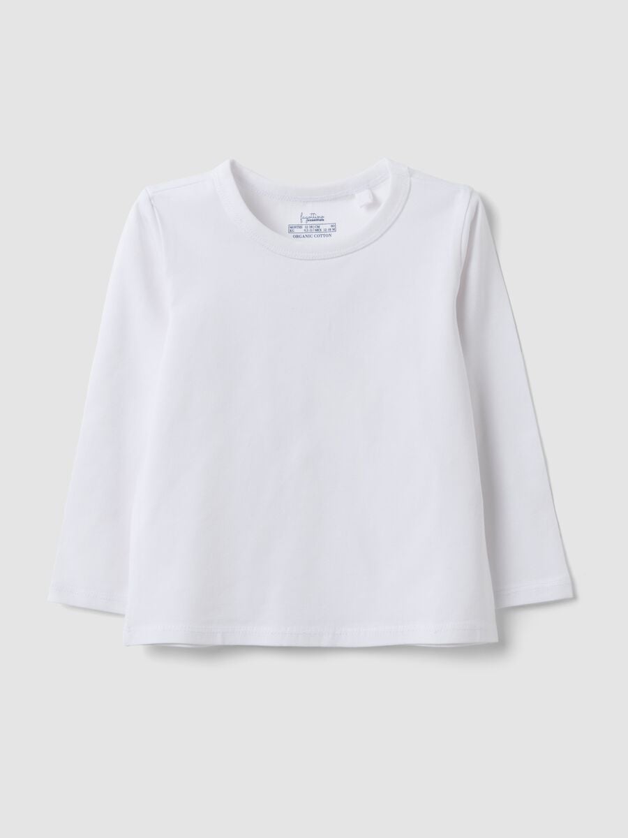 &Lambda;&epsilon;&upsilon;&kappa;ό &mu;&alpha;&kappa;&rho;&upsilon;&mu;ά&nu;&iota;&kappa;&omicron; T-shirt &alpha;&pi;ό &omicron;&rho;&gamma;&alpha;&nu;&iota;&kappa;ό &beta;&alpha;&mu;&beta;ά&kappa;&iota;_0