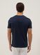 Blue pure cotton regular-fit T-shirt_2