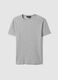 Grey slim fit stretch cotton T-shirt_4