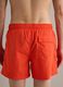 Orangefarbene Badeshorts mit elastischem Bund und Kordelzug_3