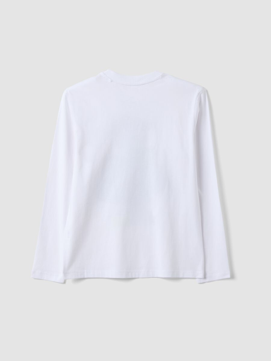 &Lambda;&epsilon;&upsilon;&kappa;ό T-shirt &alpha;&pi;ό 100% &omicron;&rho;&gamma;&alpha;&nu;&iota;&kappa;ό &beta;&alpha;&mu;&beta;ά&kappa;&iota; &mu;&epsilon; &sigma;&tau;ά&mu;&pi;&alpha; &sigma;&kappa;&epsilon;&lambda;&epsilon;&tau;ό, relaxed &epsilon;&phi;&alpha;&rho;&mu;&omicron;&gamma;ή_2