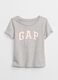 Cotton T-shirt with logo print_0
