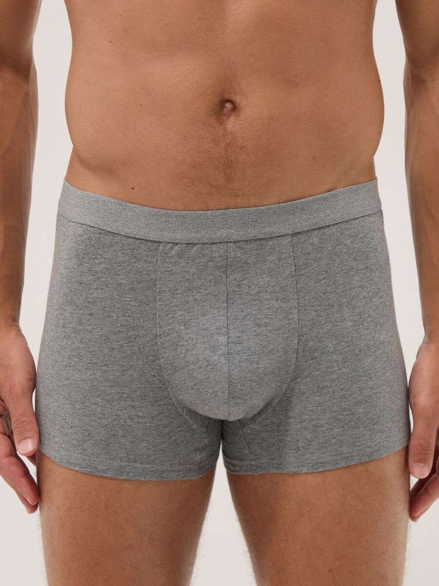 Tripack di boxer grigi in cotone organico_1