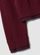 Red viscose-blend cardigan in plain knit_6