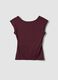 Violettes Top aus Stretchmaterial_0