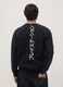 Black cotton-blend sweatshirt with PlayStation print_3