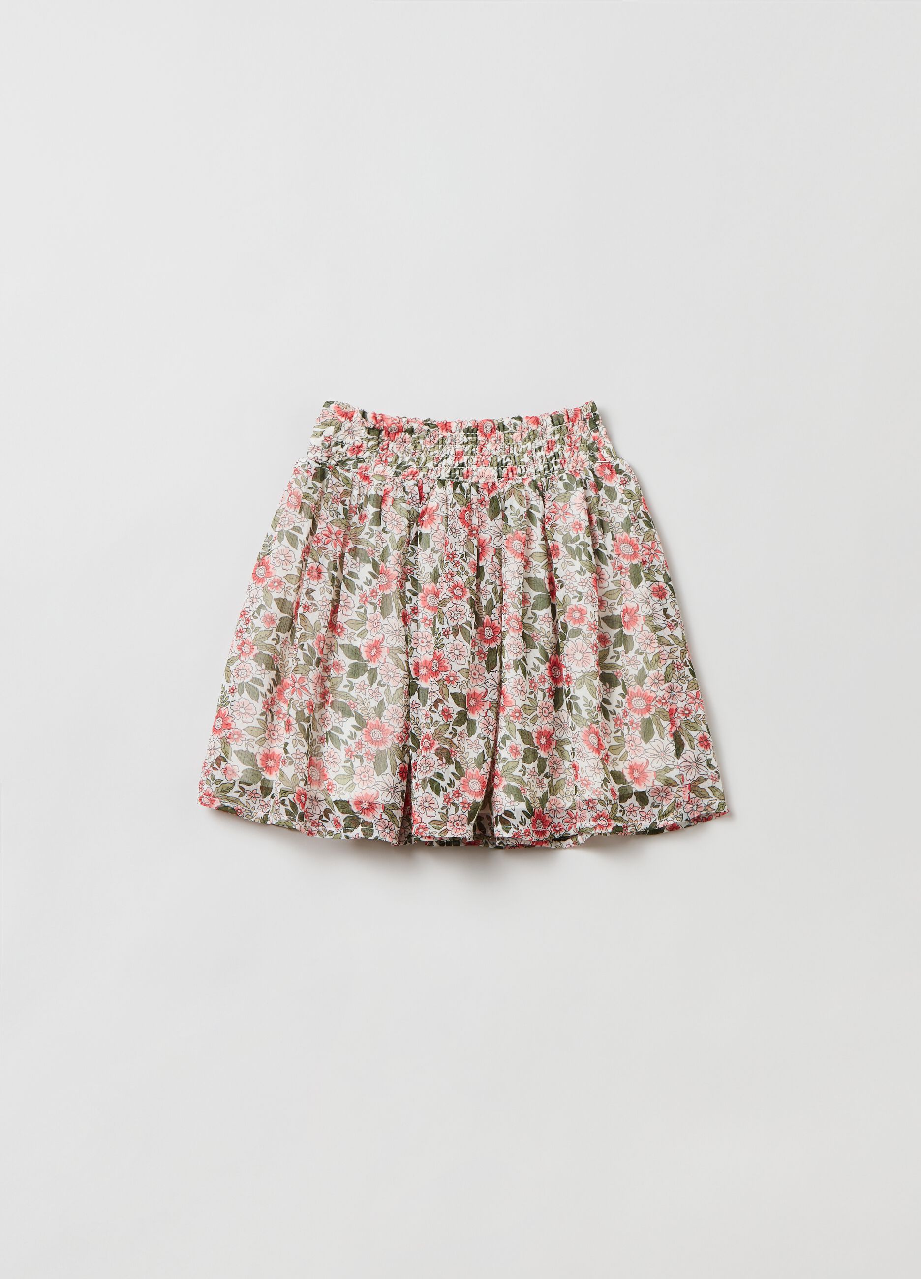 Skirt with floral pattern_0