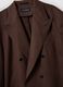 Brown Pure Linen Regular Fit Blazer_5