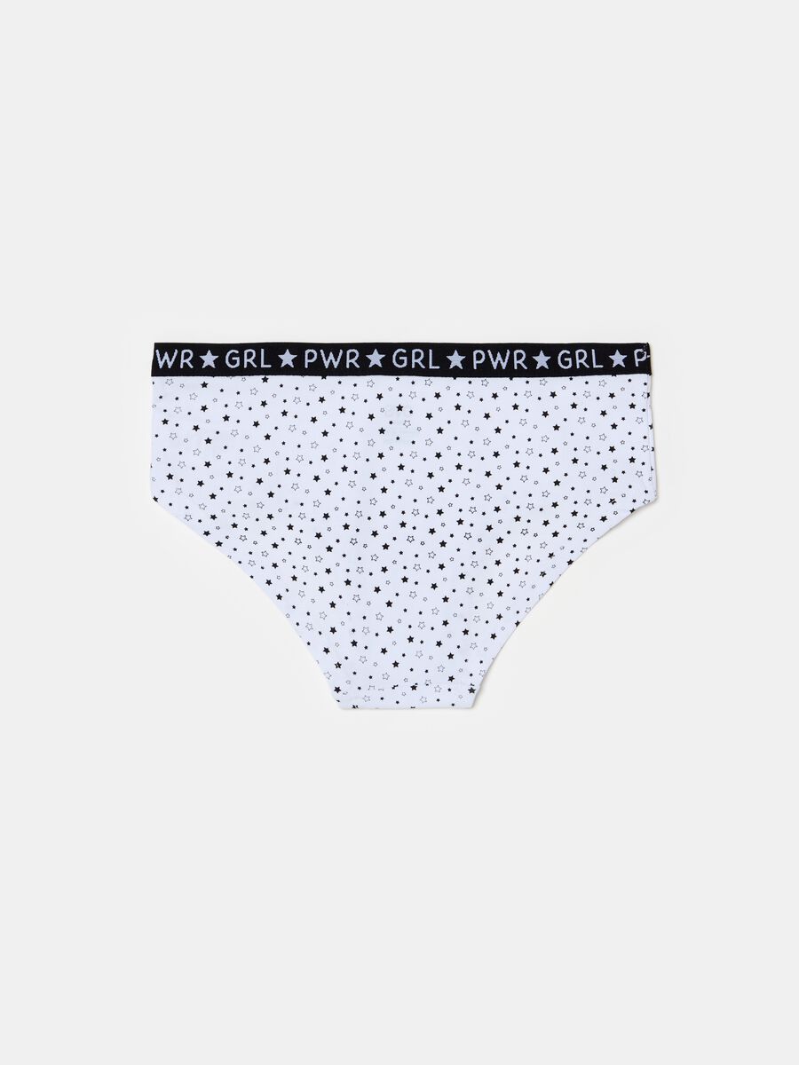 Organic cotton French knickers with print_1