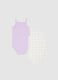 Lot de 2 bodies b&eacute;b&eacute; fille en pur coton multicolores sans manches avec Minnie_1