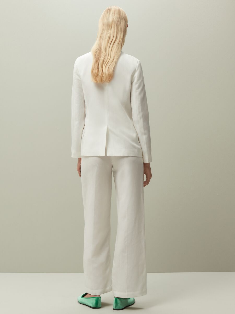 Palazzo trousers in linen and Lyocell_2