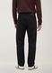 Black pure cotton denim jeans, relaxed fit_3