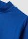 Blue stretch organic cotton crew-neck T-shirt_2