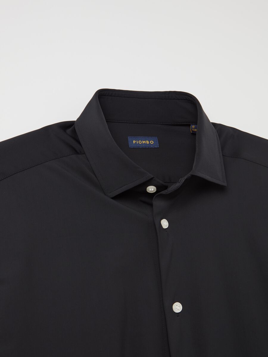 Contemporary easy-iron shirt in technical fabric_5