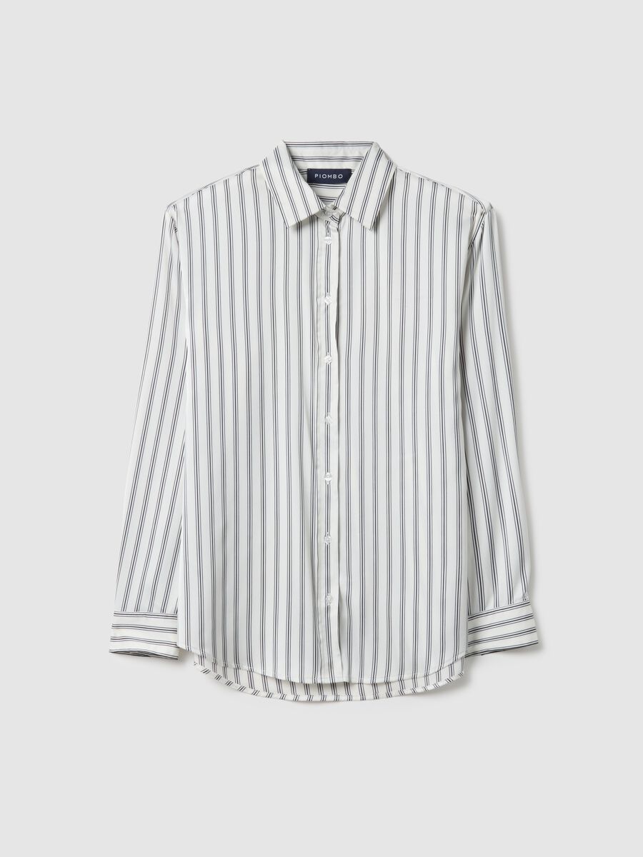 Regular fit multicolour striped long sleeve shirt_4