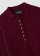 Red pure cashmere polo-collar jumper, regular fit_2