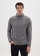 Grey Regular Fit Knitted Pullover_0