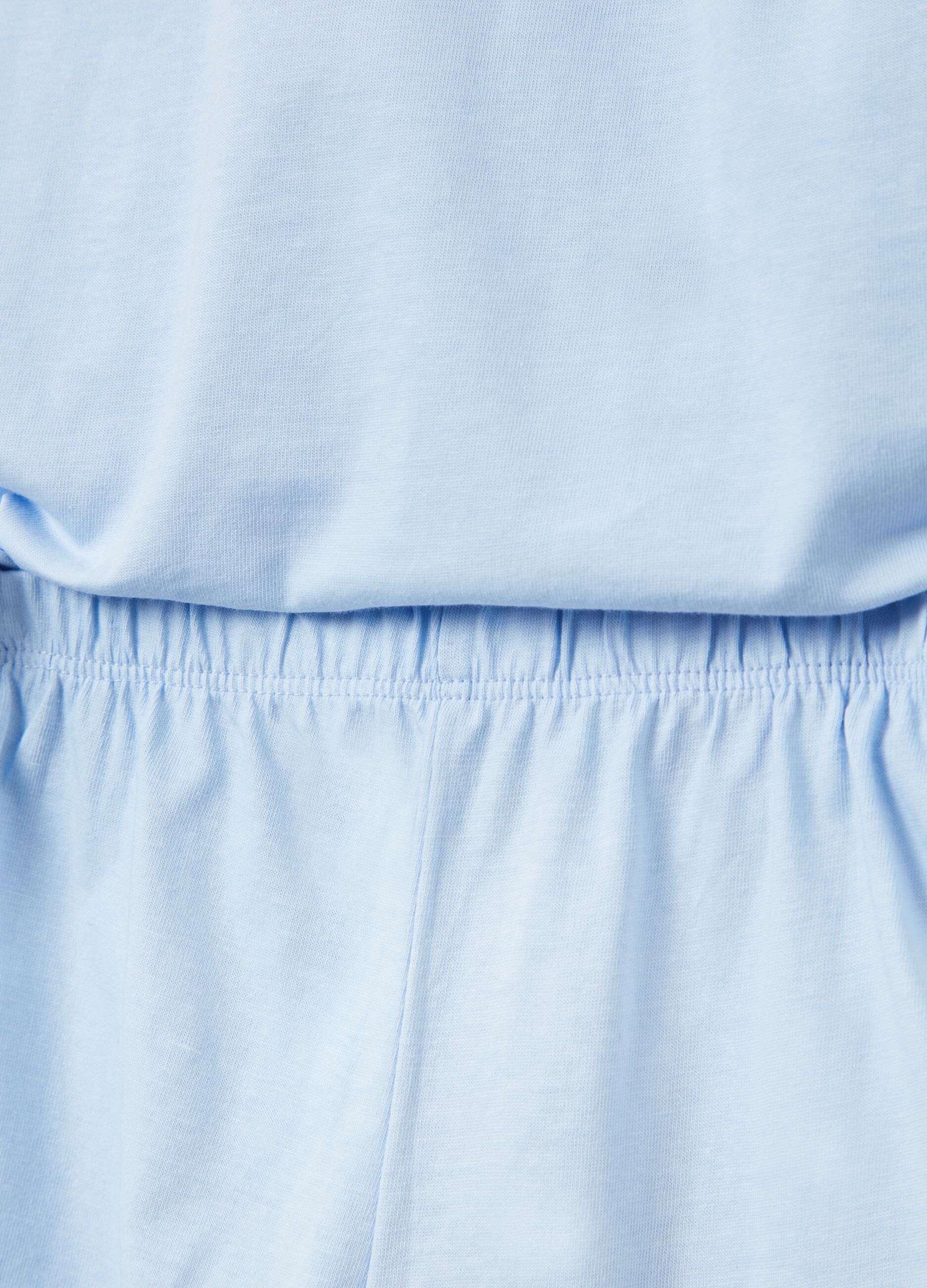 Pijama de algodón con estampado gaviota