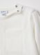 Camiseta branca de manga comprida de algod&atilde;o puro para crian&ccedil;as corte regular_2